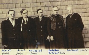 Dubé, soeurs d'Aubert, avant 1954