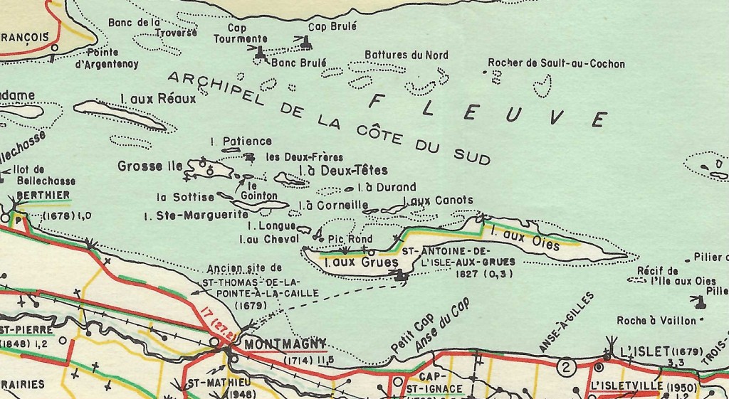 Archipel Carte CDS 1962