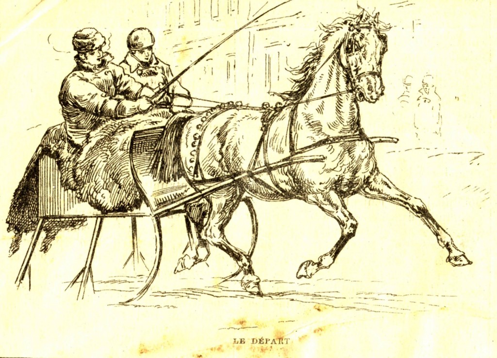 Jour de l'an 1881-départ