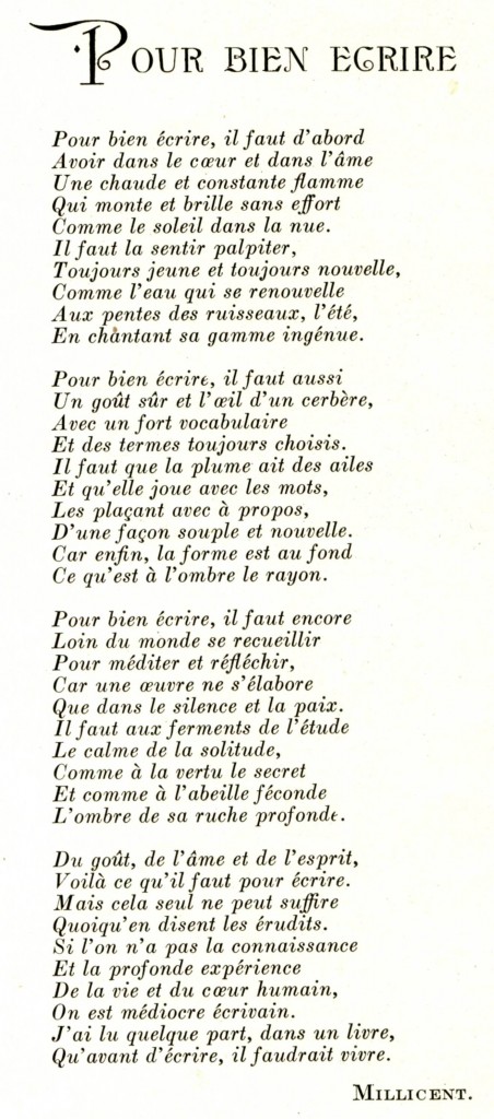 Bien écrire