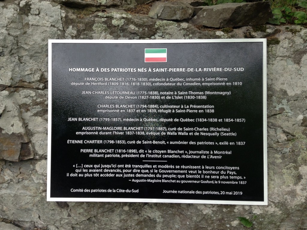 Saint-Pierre-Plaque installée