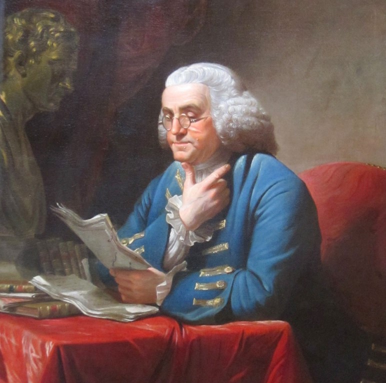 Benjamin_Franklin_with_bust_of_Isaac_Newton_by_David_Martin (2)