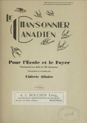 Chansonnier Canadien